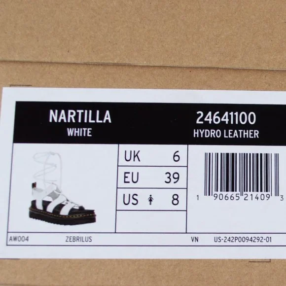 Dr. Martens Nartilla Gladiator White Sandal - Picture 5 of 11